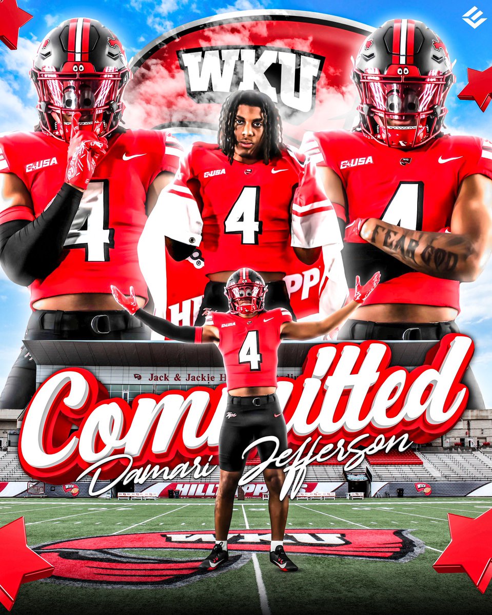 go tops ❤️🖤. #COMMITTED @WKUFootball @RivalsCole @WKURecruiting @On3Recruits