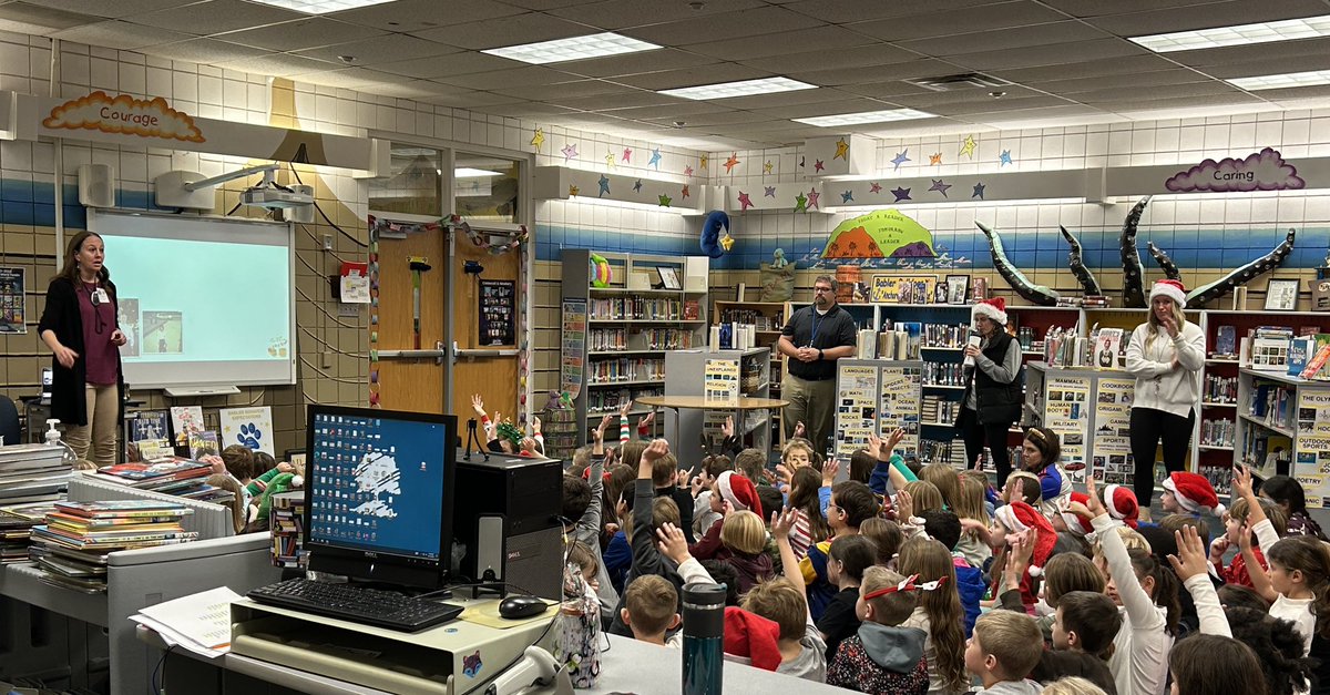 Babler Elementary Library tweet media