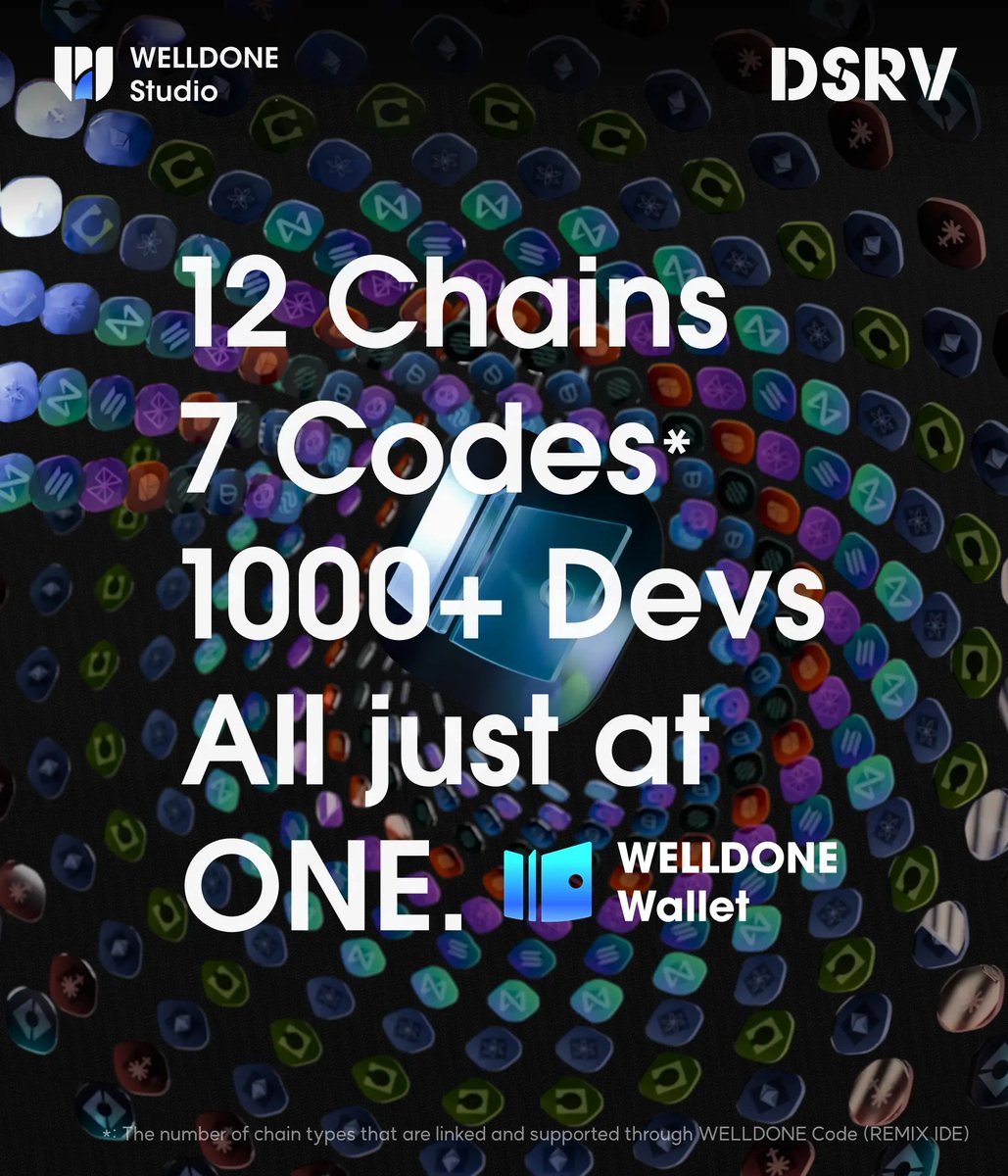 WELLDONE Wallet, your trusted companion in developing the multi-chain universe, hits 1000 dev user!