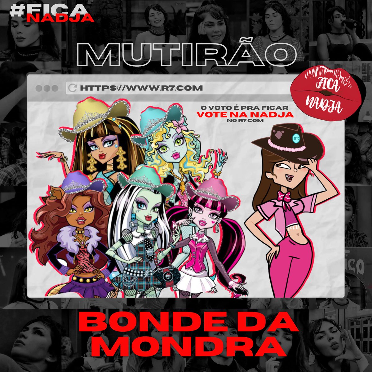 nadjapessoa_'s tweet photo. 💋 MUTIRÃO BONDE DA MONDRA 💋

🗳️| A Cada 10 votos na NADJA, deposite um emoji aqui. 

⏰| ENCERRA ÀS 02H.

🚨| O voto é pra FICAR, portanto votem na NADJA. 

🎯| META: 3 MIL RESPOSTAS

📲| Link: https://t.co/M0PLLsB3Ge

#FicaNadja | #AFazenda | #RoçaAFazenda https://t.co/B580s5whjL