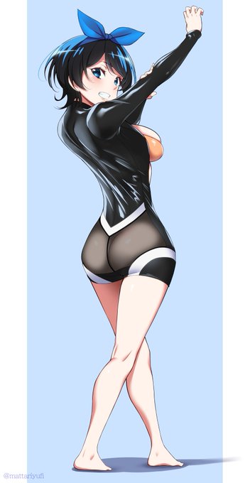 【skeb】レースクイーン衣装の更科瑠夏ちゃん 