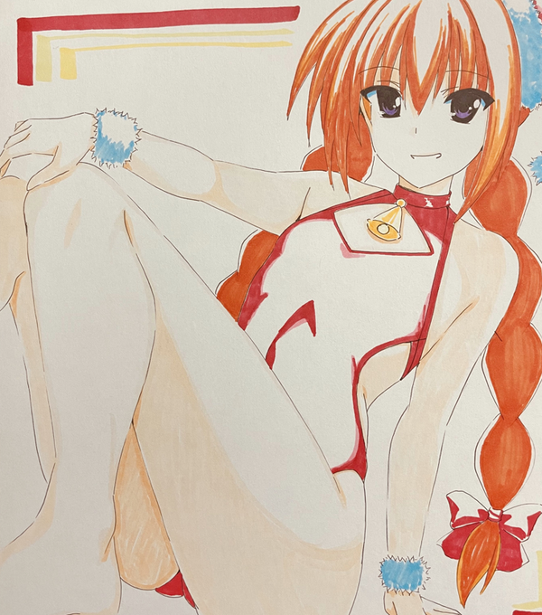 久しぶりにアナログで描いたヴィータ!
やはりペタン子は難しい…
私が描くとやっぱり等身上がっちゃう^^; 