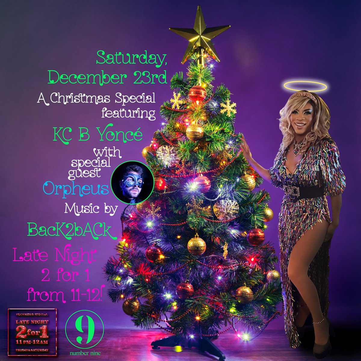Next Weekend <a href="/tradebardc/">TRADE</a> &amp; <a href="/NumberNineDC/">Number Nine</a> celebrate the holidays with us!!!  #dragchistmas #dragshow #holidaydragshow