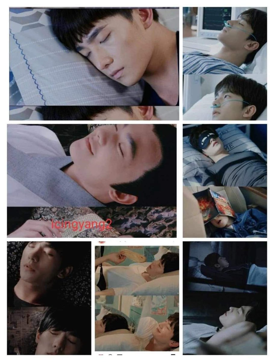 'sweet dreams are made of this, who am I to disagree' #yangyang杨洋 in various #sleepmode , so #dreamworthy
