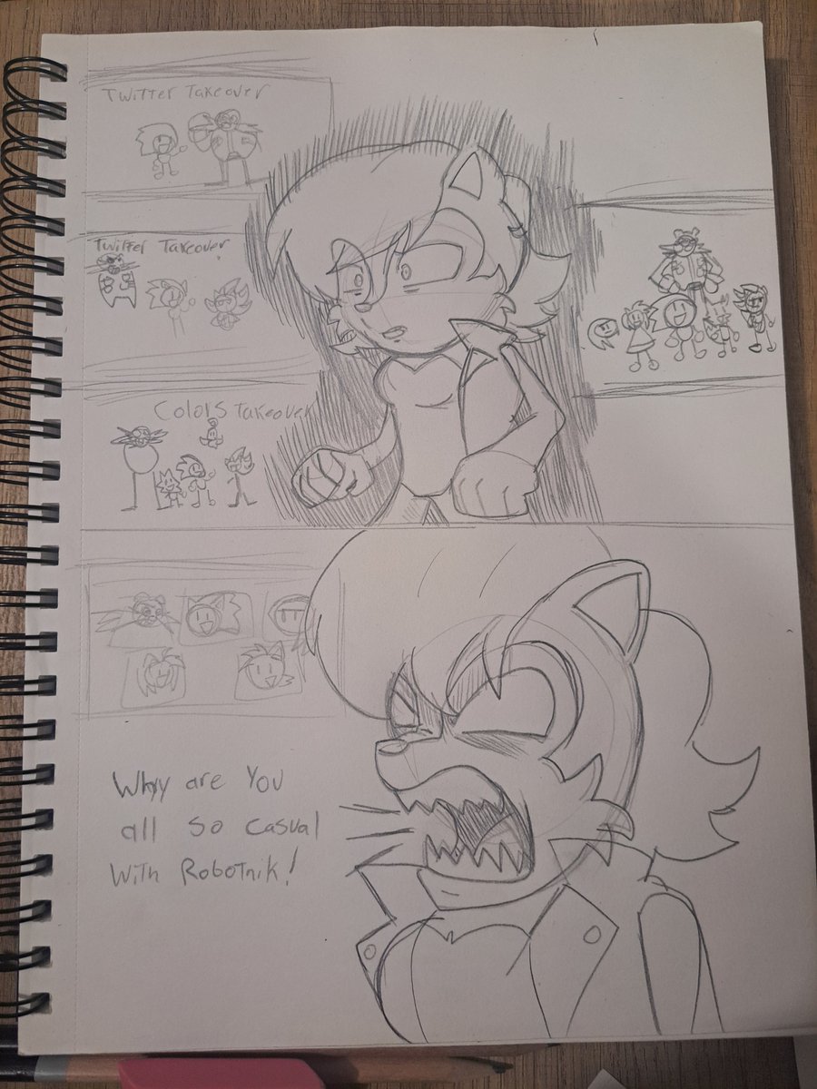 Somebody told Sally about the twitter takeovers. She was not amused.

#Sallyacorn #Sallyacornfanart #AskSonic