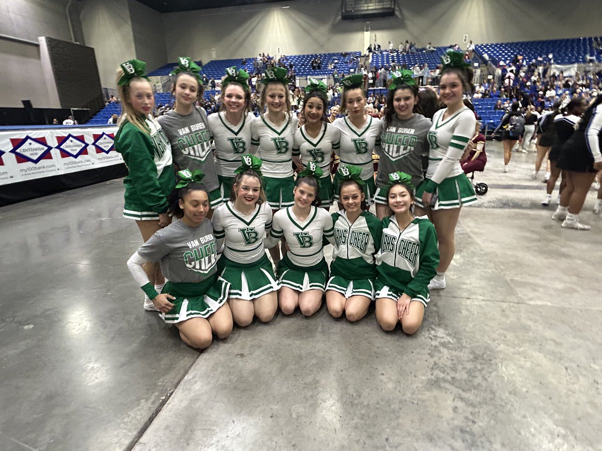 vbhscheer's tweet image. …STATE COMPETITION 2023…

The VBHS cheerleaders competed at state today and left it all on the mat.
We couldn’t be more proud of the work that was put into our routine. 

🐾📣💚
#pointerpride #tuotm #VBHScheer