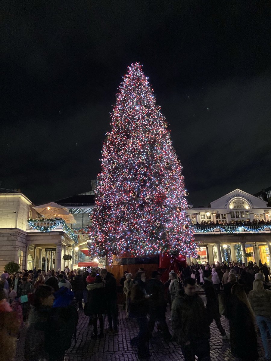 Meanwhile, London is decked for the holidays: here’s the tree in Covent Garden. Warm best wishes to you and yours in this festive season.