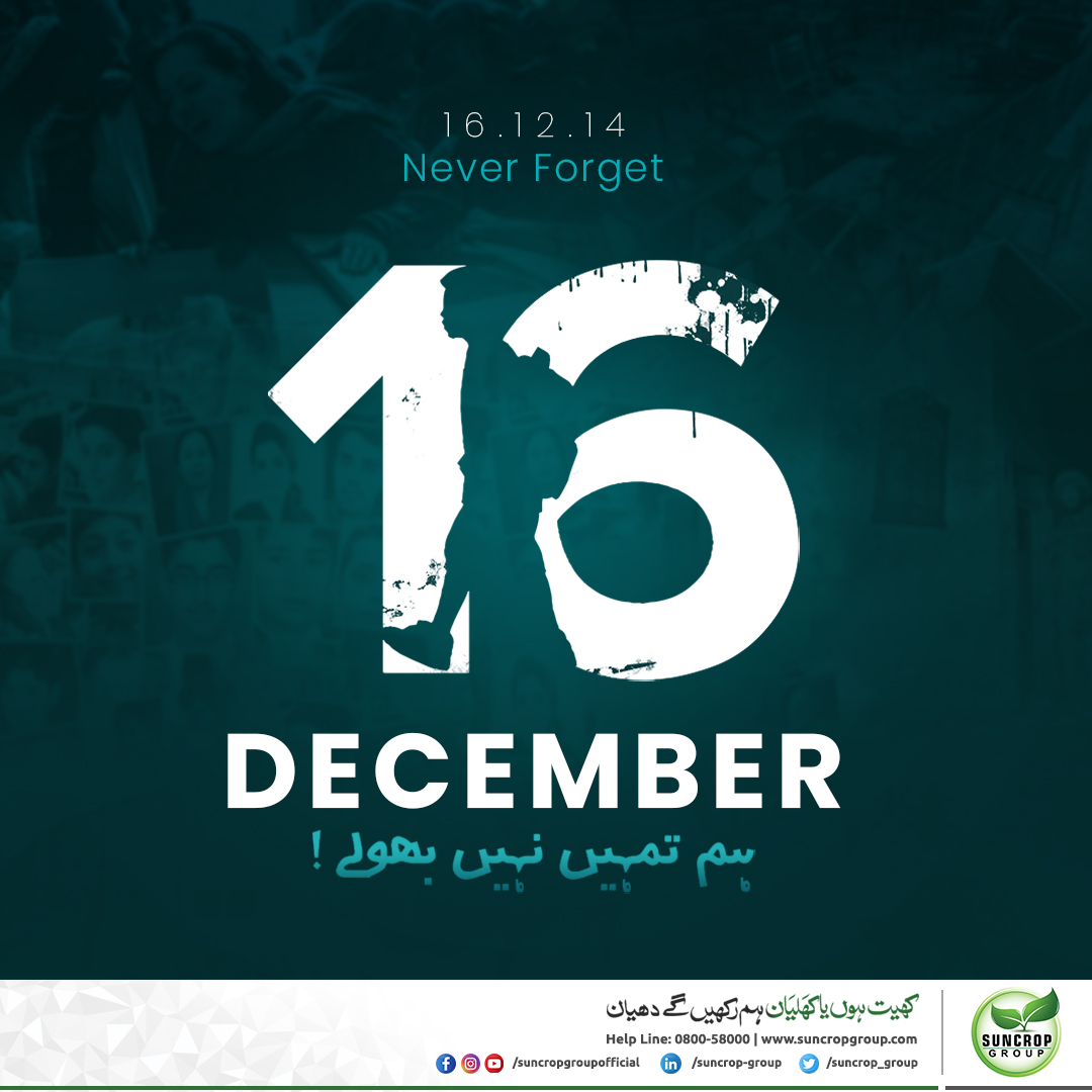 suncrop_group's tweet photo. 16 دسمبر 2014 - ایک المناک دن جس نے ہمیں غم میں متحد کیا لیکن دہشت گردی کے خلاف کھڑے ہونے، اے پی ایس پشاور کی بہادر روحوں کو عزت دینے اور ایک پرامن کل کے لیے جدوجہد کرنے کے ہمارے عزم کو بھی مضبوط کیا۔

#APS #apsattack #BlackDay 
https://t.co/LqqHfWfkBP https://t.co/7cWFdEHRmF