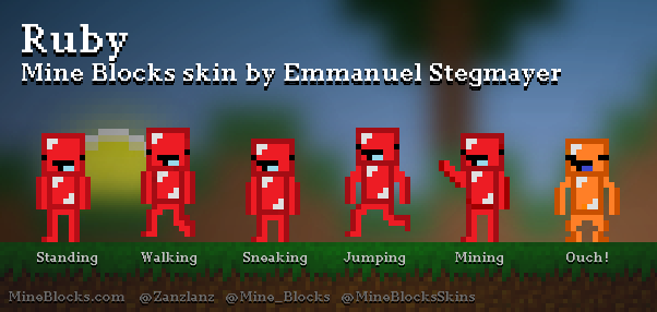 Mine Blocks - Girl 1 skin by Z