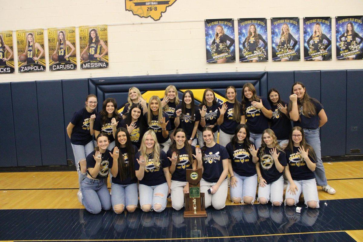 Congratulations to our 2023 STATE CHAMPIONSHIP team! So happy to finally celebrate you all with much deserved bling! 💍💙💛