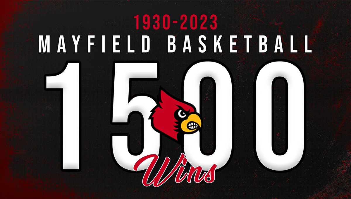 Entering this season we were 2 wins shy of 1500 in program history! After last nights win, we hit 1500! So many great coaches and players have come through this program to get to this win total! Congrats to all who helped make it happen! #Mayfield