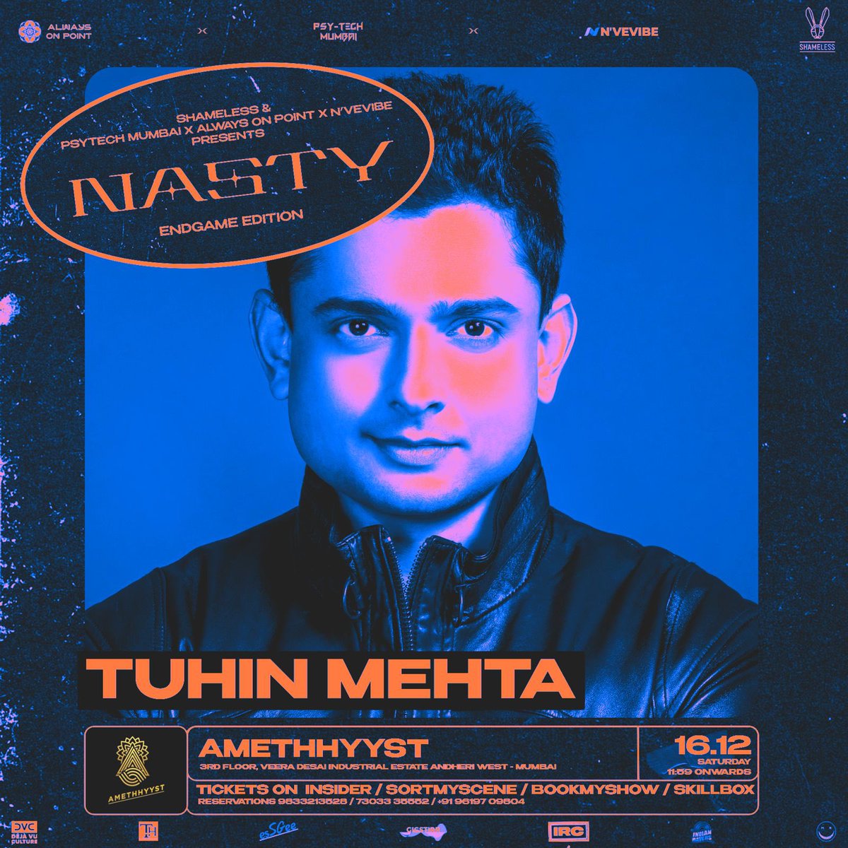 Submerge Music (@submergemusic) on Twitter photo Techno monster <a href="/TuhinMehta/">Tuhin Mehta ™️</a> heading over to Amethhyyst #Mumbai tonight along side <a href="/audio_units/">Audio Units</a>, Moscada and ANTISKYE.
Promises to be an absolute stomper 🚨🚨 Techno monster <a href="/TuhinMehta/">Tuhin Mehta ™️</a> heading over to Amethhyyst #Mumbai tonight along side <a href="/audio_units/">Audio Units</a>, Moscada and ANTISKYE.
Promises to be an absolute stomper 🚨🚨