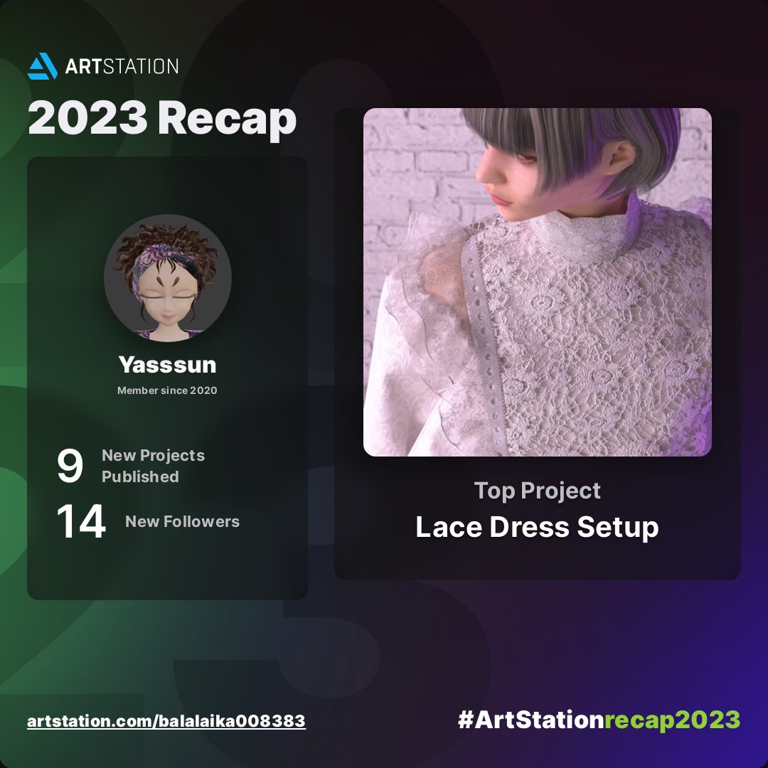 YSCREATIONS_'s tweet photo. I was mostly just checking the workflow of the software and hardly made any new work. It's not a good portfolio, so I'll sort it out.

 ワークフロー確認ばかりあげててポートフォリオとしてはてんでダメだめな感じで...草
 #ArtStationrecap2023 https://t.co/4FZkSaygGi