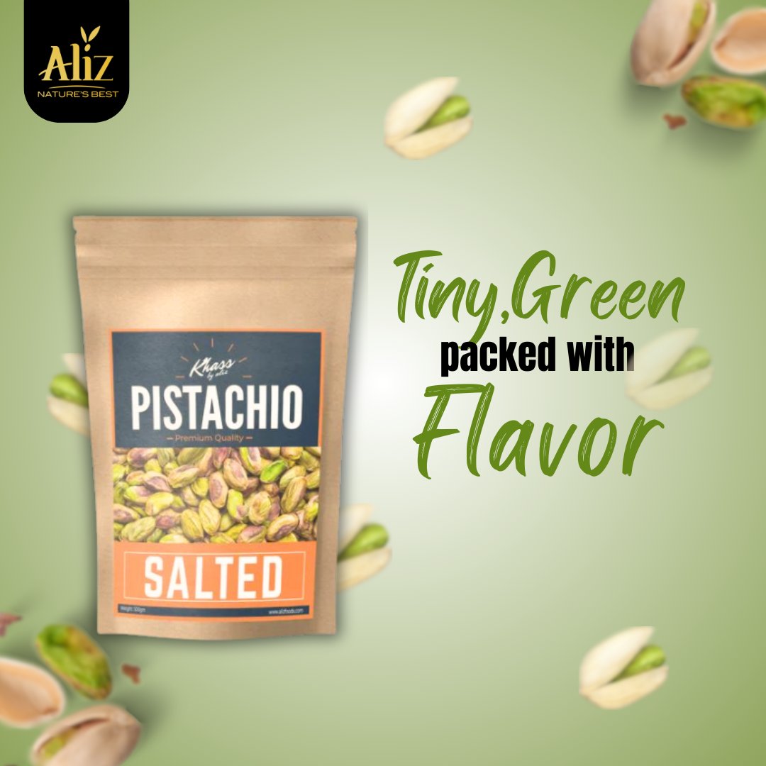 A crunchy, nutty escape for your taste buds. 

Shop Now: alizfoods.com/collections/dr…

#GreenGold #PistachioLove #Aliz #alizfoods #nuts #drynuts