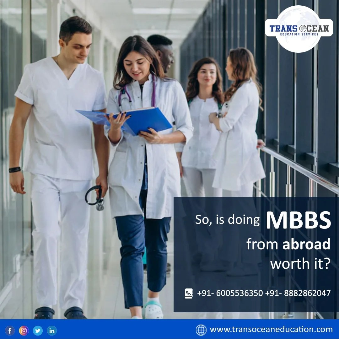 For Indian students, the answer is yes. Abroad education is widely recognised due to the prestigious education system and opportunities. transoceaneducation.com @6005536350 or @8882862047 
.
...
#mbbs #mbbsineurope #doctorlife #bedoctor #doctorcourse