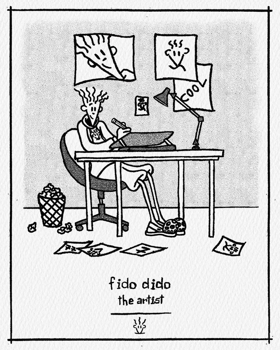 <a href="/0xfidodido/">Fido Dido</a> My dad told me I used to draw Fido as a kid when I asked him if he remembered Fido… So, this one fits ya boy. ✏️📄

Life of Fidodido full circle ⭕️