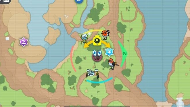 How to find and catch Meloetta: 

• Select Castelia City in the club room
• Go to this location in the Terarium
• Start the camera facing this direction 
• Keep looking 'til you hear Meloetta's melody

#pokemonscarletviolet💎