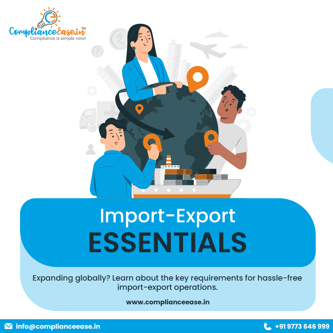 ComplianceeaseI's tweet image. Import-Export Essentials
Expanding globally? Learn about the key requirements for hassle-free import-export operations. 🌍✈️
#GlobalTrade #ExportImportCode #businesstips #businessgrowth2024