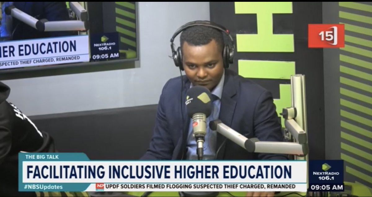 ON AIR: #NextBigTalk with @CanaryMugume. Facilitating Inclusive Higher Education. Download the @afromobileug app to watch live. #NBSUpdates