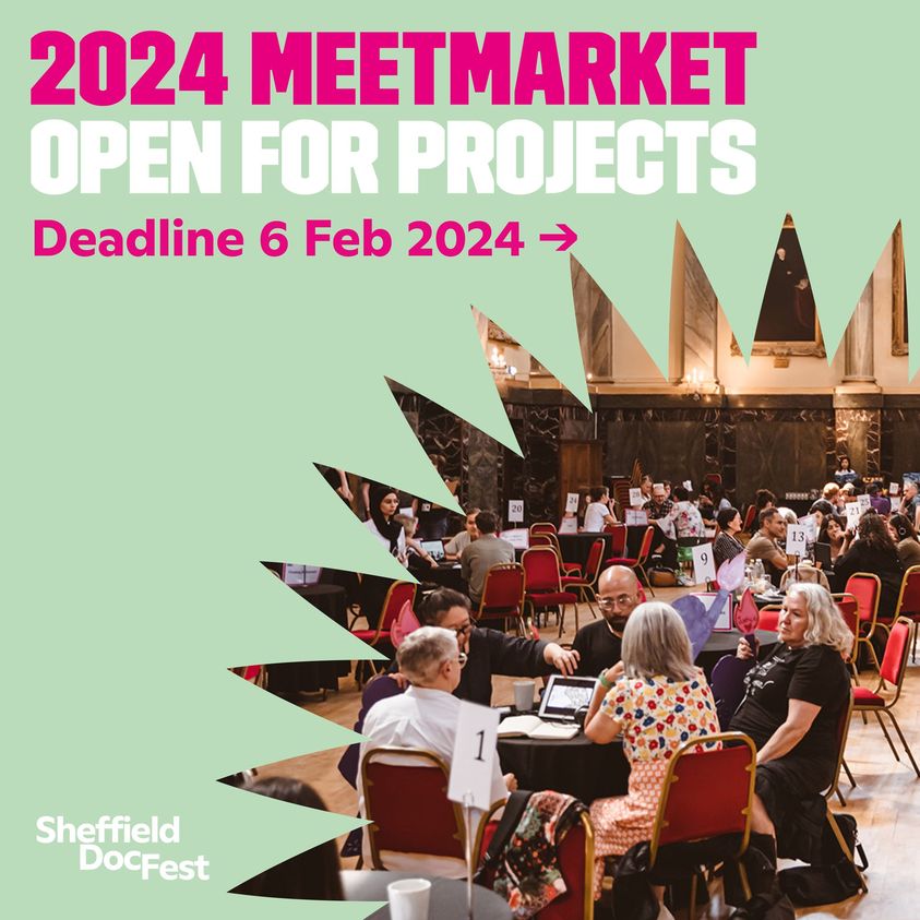 @sheffdocfest MeetMarket is open for entries! They welcome new documentary features and series, at any stage of development, and are open to projects based on podcasts🎙To pitch at #SheffDocFest2024, send your projects by 6 Feb 2024 to take part. Info: bit.ly/3SoGKxU