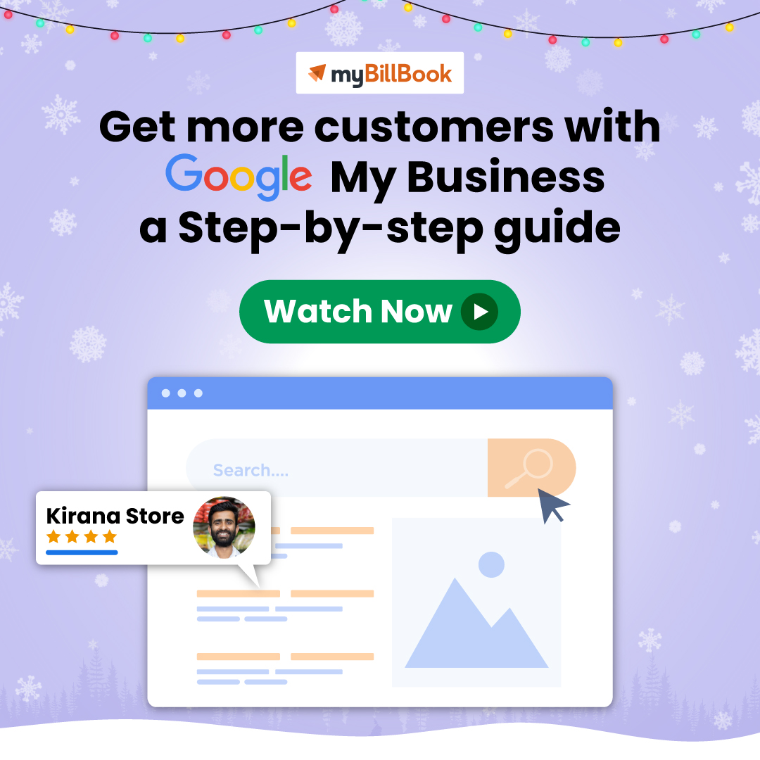 Unlock the power of Google! Learn how to claim your spot on Google My Business with our easy guide. 

Watch now: bit.ly/3Rm6xF3

#ClaimYourSpot #BusinessGrowth #myBillBook #buildingforbharat #ChristmascheerwithmyBillBook #GrowwithFlo