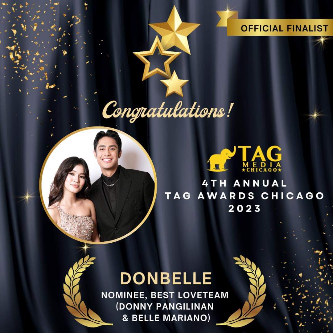 🚨 VOTING REMINDER 🚨

TAG AWARDS CHICAGO
CATEGORY: BEST LOVETEAM

HOW TO VOTE?
➡️Simply FOLLOW their socmed accounts and  COMMENT: 

'I followed/subscribed and I vote DONBELLE for #TAGAwardsChicago Best Loveteam 2023 and I challenge (mention a friend) to do the same'