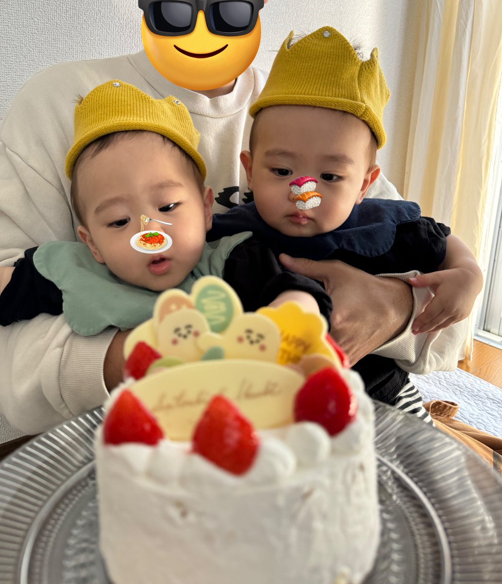 ほんとーーーにおひさしぶりです！戦友のみんな！我が子達本日無事1歳になりました🍣🍝12月からは保育園、私も復職してバタバタですが元気にやってます🥰