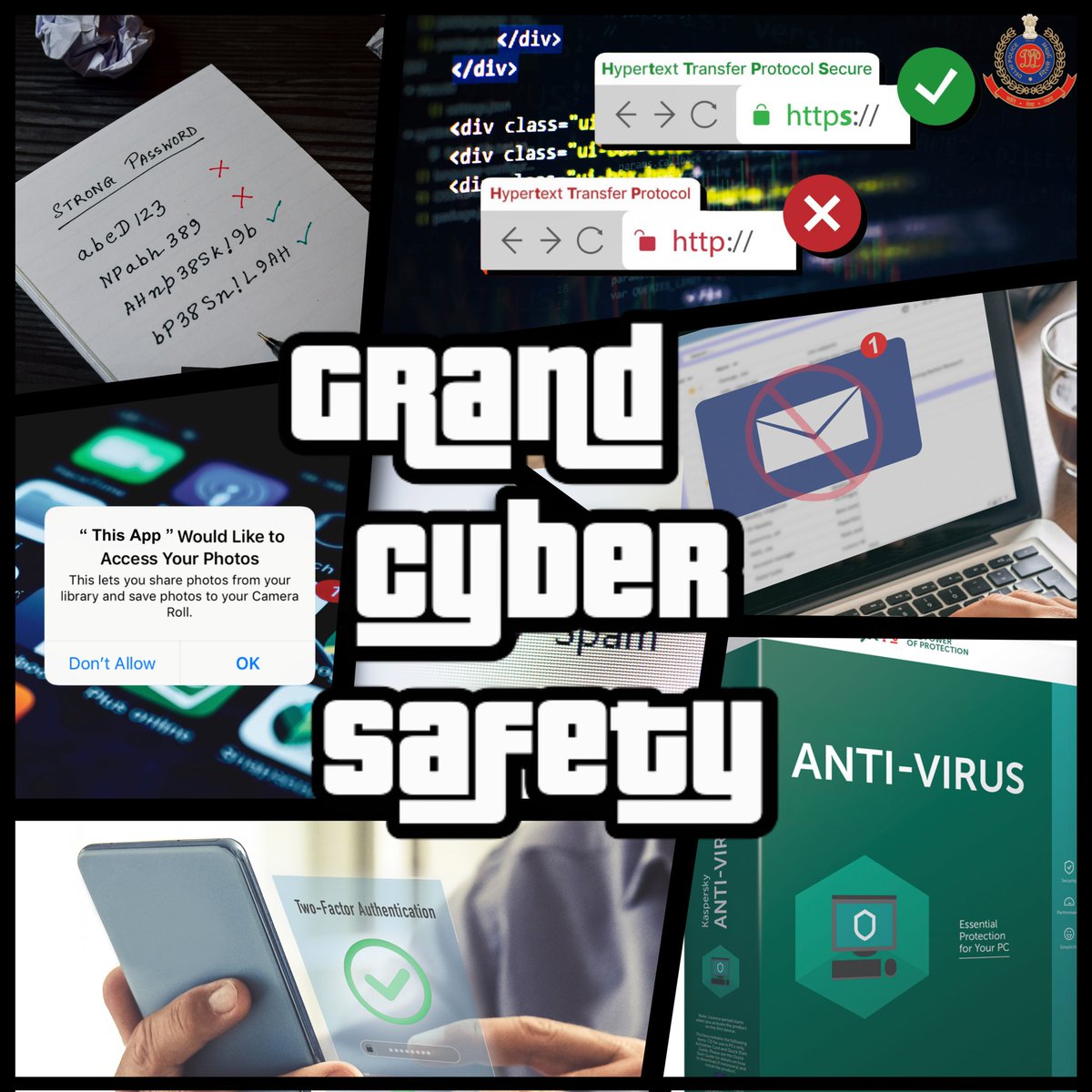 Stay safe in the online world and keep your game on point while waiting for GTA 6 🎮🔒.

#CyberSafeCitizen
#DelhiPoliceCares
#gta6