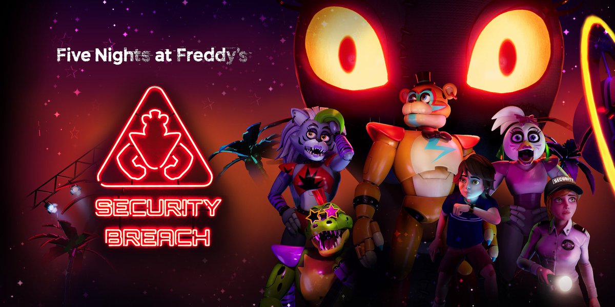 FNAF: Security Breach - All Character Models Showcase (Unused