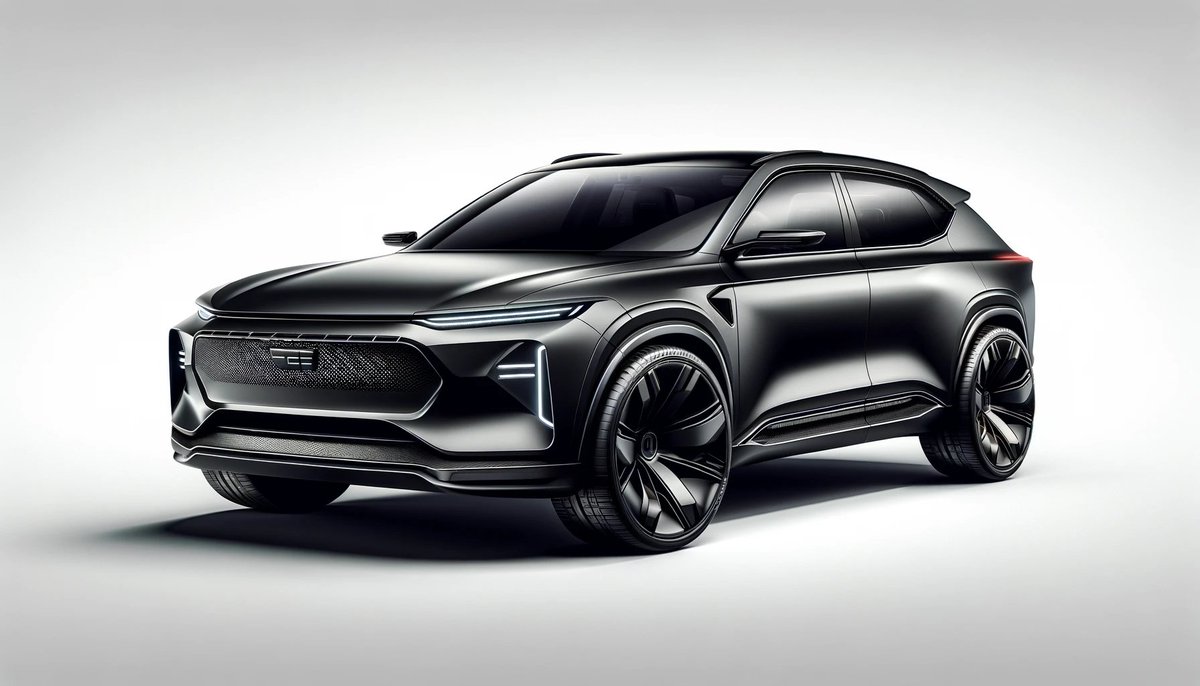 Design by AI!
Meet the future of driving: a matte black SUV with a sleek front design  that merges elegance and power. LED headlights and a modern grille set  the tone for advanced tech and unparalleled style. #FuturisticRide  #SleekDesign #InnovativeDriving #AI