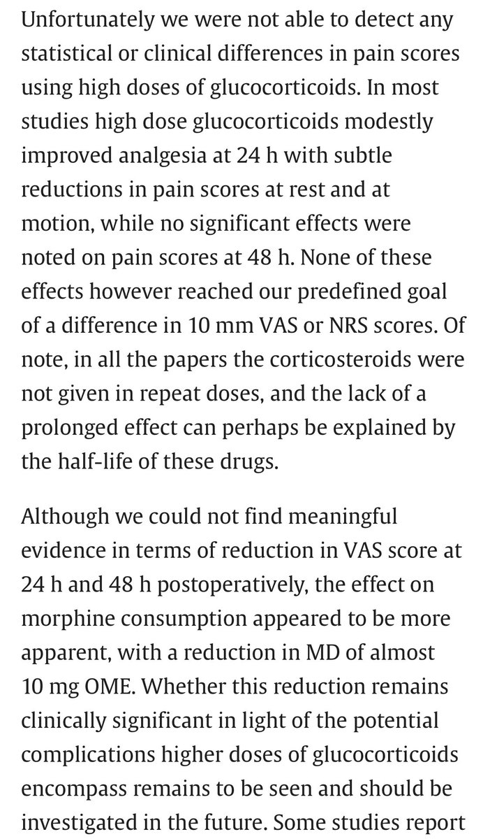 @ashwani_doc @HouthoffKavita @garrettsbarry @Jennythatcanbl1 @DrRobbieErskine @Steve_Coppens @matthiasdesmet5 @Ropivacaine @jon_bailey_anes Yes but that study shows no benefit if you read it. I could see an argument for ‘double dose Dex’ but I’ve never seen anyone give 4 vials a la @DrRobbieErskine.