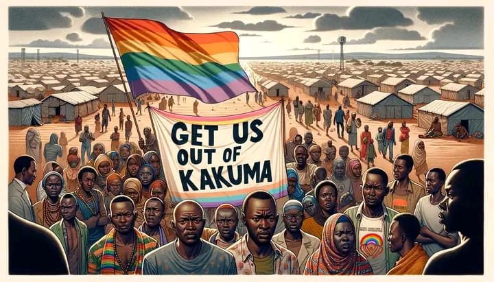 Kakuma refugee camp is not safe..
#LGBTLIVESMATTERS 
#TRANSLIVESMATTERS
