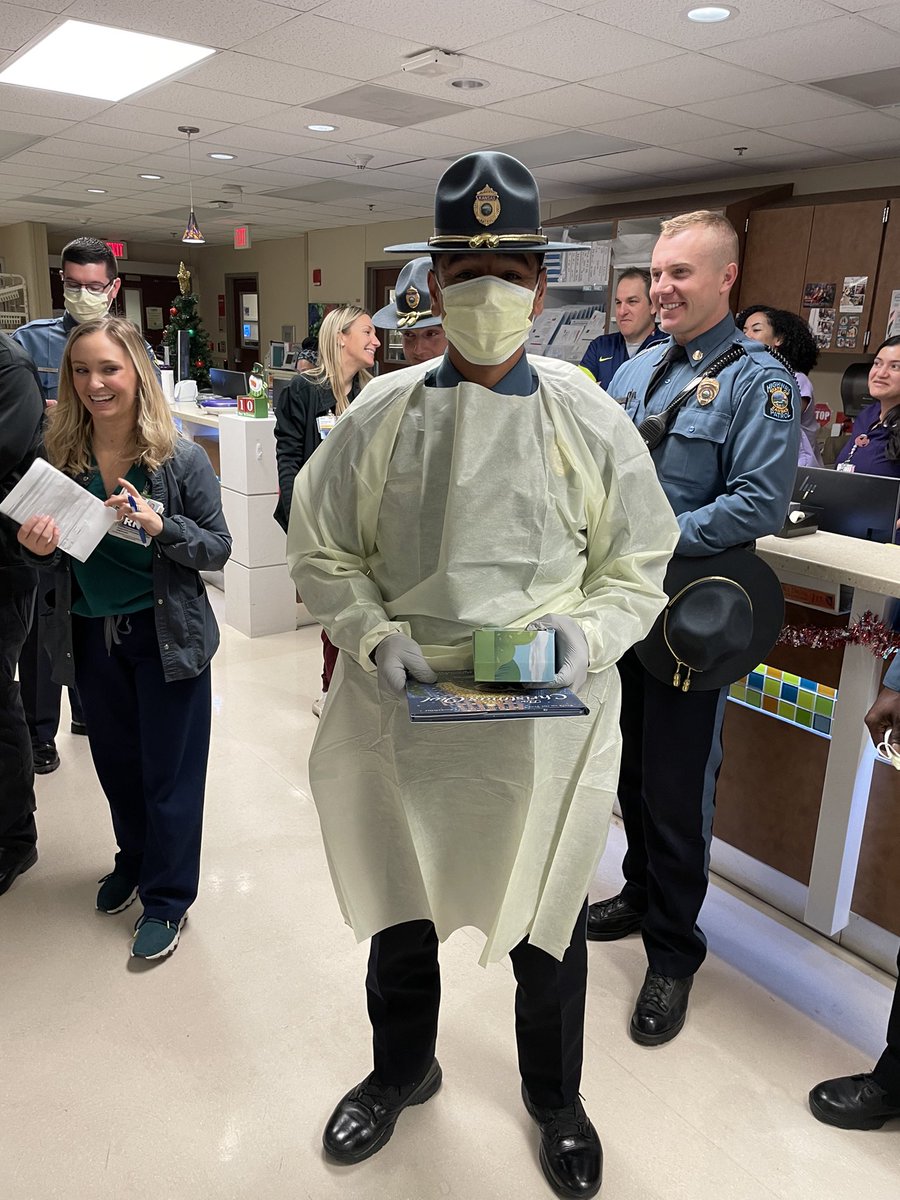 KHP Troopers in Troop A and our partners from Missouri State Highway Patrol Troop A teamed up to deliver toys to children who are spending the holidays in the hospital. Thank you to all that donated to help make this annual toy drive a success! #NewtonToyDrive #HappyHolidays