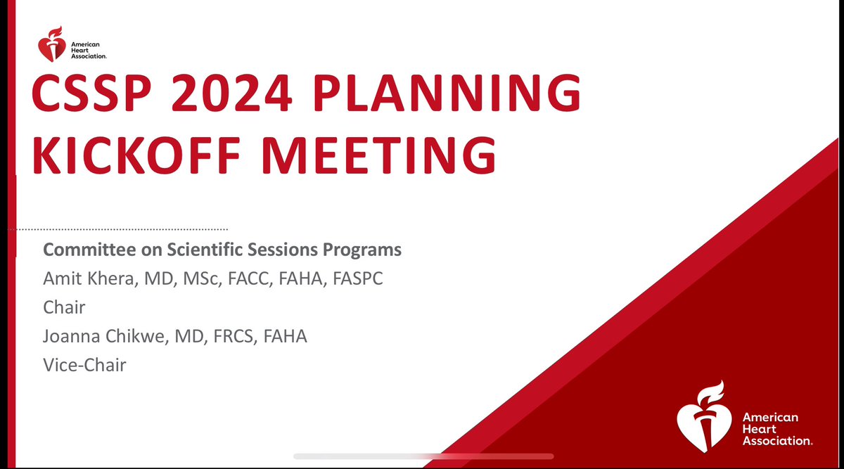 Believe it or not, #AHA24 planning has officially launched! Get ready for a #celebration of Science, Health, and Community- celebrating 100 years of @American_Heart #centennial #science #engagement @JoChikweMD @NancyatHeart @Joseph_C_Wu