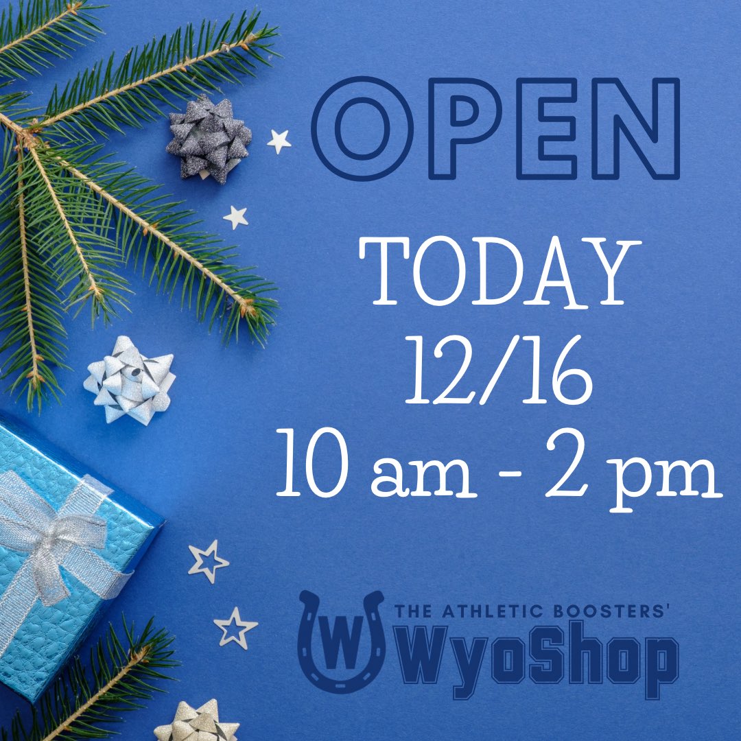 Wyoming Athletic Boosters (@wyoboosters) on Twitter photo Stop in or shop online and pick up in store. Too busy? We deliver!
wyoshop.org
<a href="/WyomingSports/">Wyoming Athletics</a> Stop in or shop online and pick up in store. Too busy? We deliver!
wyoshop.org
<a href="/WyomingSports/">Wyoming Athletics</a>