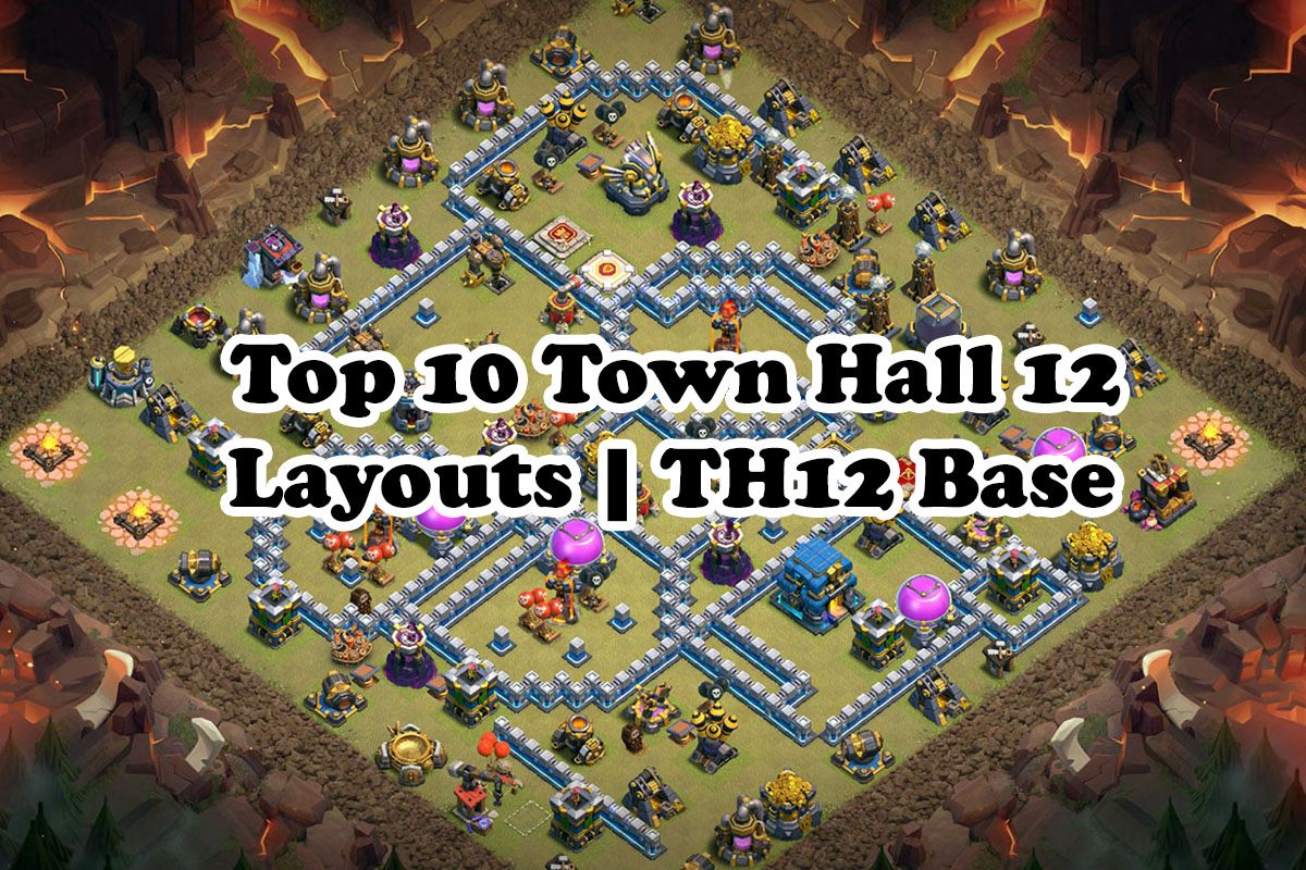Clashcodes highlighting the best TH12 base links