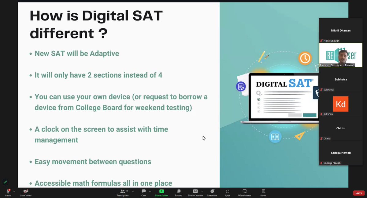 _ReWiser's tweet image. It&apos;s a successful wrap and what an impactful session we had. We are extremely thankful to all the participants from across the globe who joined in on Saturday morning.
In case, if you&apos;ve missed the webinar👉: youtu.be/SvU5N5qqjCA (Link in Bio)
#rewiser #Ibclasses