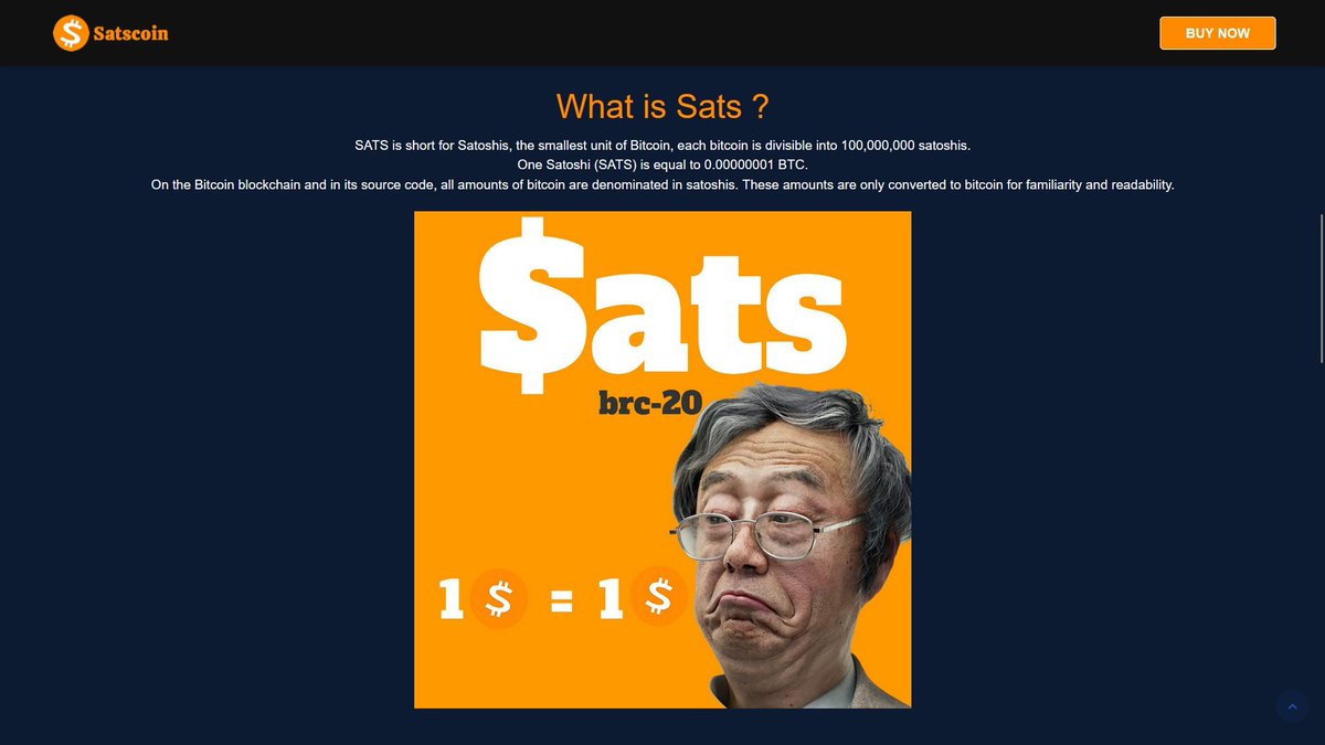 Pledditor's tweet photo. @peterktodd Binance just listed a BRC-20 token called "SATS" 🤦

But at least Binance didn't give them the "SATS" ticker, they gave them "1000SATS" instead.
https://t.co/wAGY4wKREg https://t.co/Oay0DvStp1