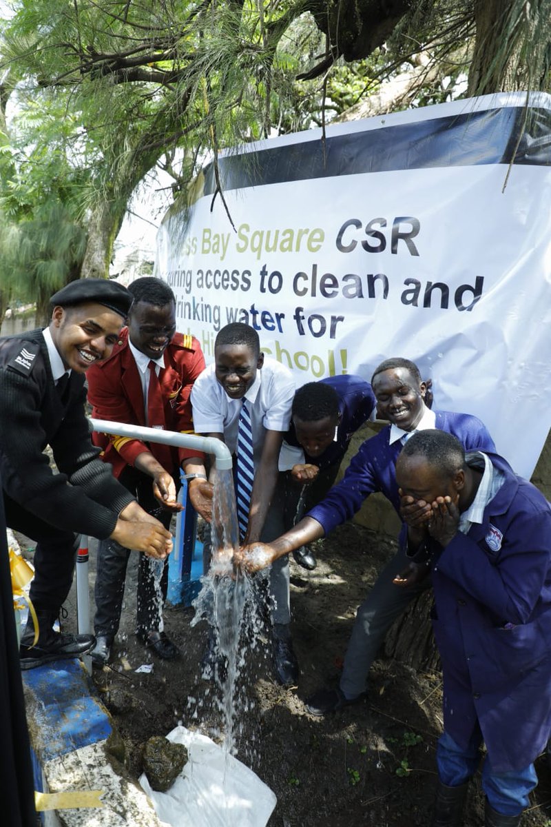 AfriQuestKenya's tweet image. Eastleigh High&apos;s new borehole marks a new chapter in their journey, paved with clean water and endless possibilities. #BBSMall

#CSRForBBSMall