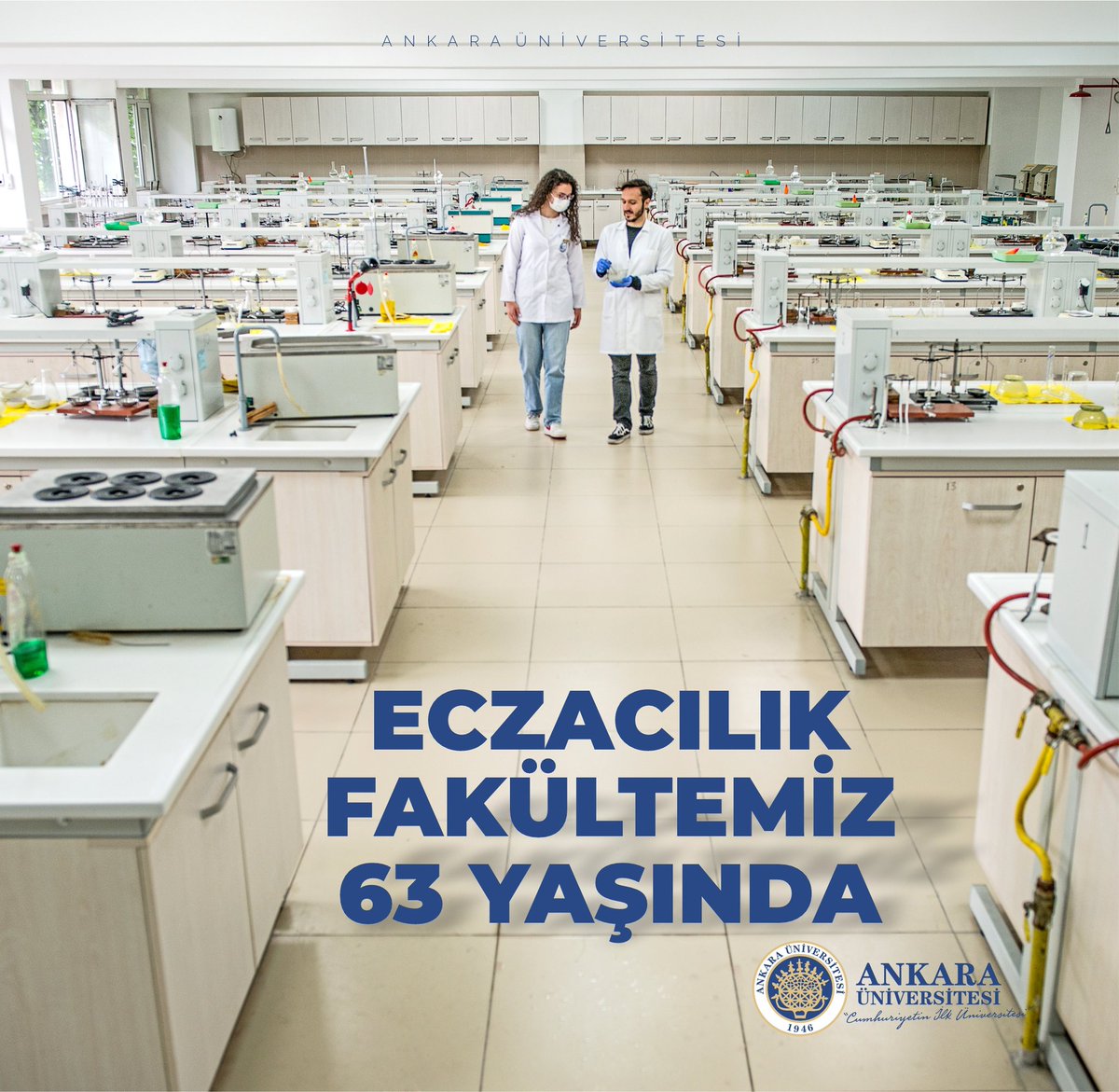 Ülkemizin ilk Eczacılık Fakültesi olan ve ülkemize nice değerli eczacılar, bilim insanları, akademisyenler kazandırmış ve kazandırmaya devam eden Ankara Üniversitesi Eczacılık Fakültemiz 63 yaşında… 

<a href="/ankeczacilik/">Ankara Üniversitesi Eczacılık Fakültesi</a>