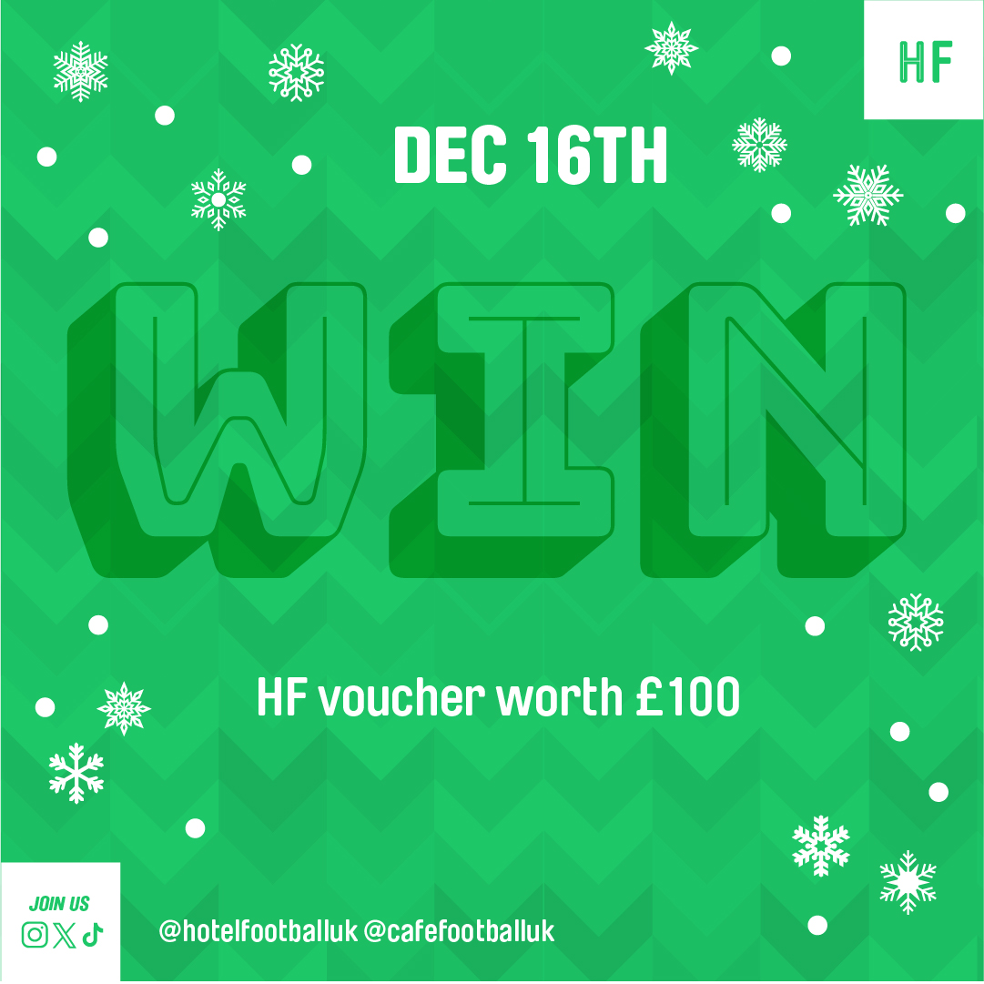 hotelfootballuk's tweet photo. DECEMBER 16TH IS HERE!🎄

WIN a £100 Hotel Football Voucher!🎁

To enter, follow the steps below👇
⁠
Get entering and GOOD LUCK!🤩⁠

#competition #countdowntochristmas #enter #giveaway #hotel #football #hotelfootball #oldtrafford #inittowinit #manchester #uk https://t.co/Q4DHz2Ir6l