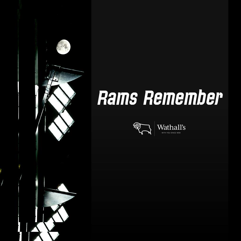 🖤🤍  Rams Remember 🤍🖤

Thank you to all who put their loved one's names forward for today’s Rams Remember feature, which will appear during the match against Wycombe Wanderers. 

#DCFC

dcfc.co.uk/page/ramsremem…