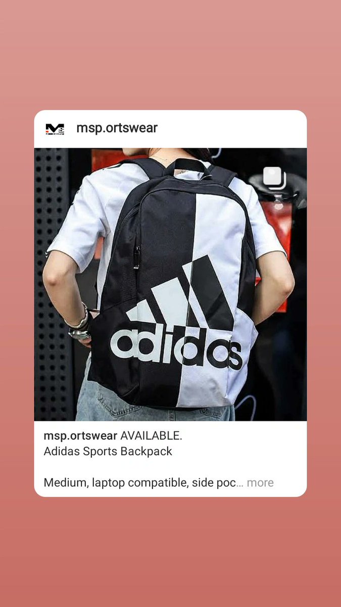 OtienoE87919929's tweet image. AVAILABLE.
Adidas Sports Backpack 

Medium, laptop compatible, side pockets, 2 main compartments

Ksh. 1,600

WhatsApp no. : +254798854039
For inquiries and orders

Paybill no. 222111
Account no. 171302
Family bank : Emmanuel Otieno 

#basketball #sports #2k20 #nike #hoops #bags