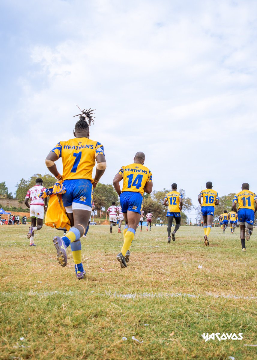 Saturday is Rugby day #HeathensTuko #MunguNiWetu 💛