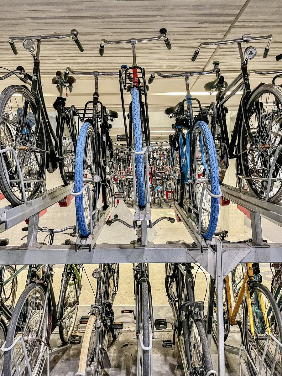 By 2040, Dutch railways will operate 700,000 bike parking spaces at 410 stations nationwide.

Every single one is free of charge—at least for the first 24 hours—because they realize their purpose isn’t to create a new source of revenue… it’s to create a new source of passengers.