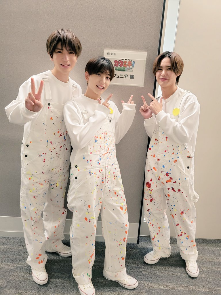 本日の🚞🖍 #カクエキフォト 📷️ #ジュニア #HiHiJets #少年忍者