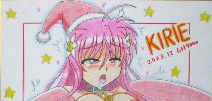 12月の色紙、サンタ衣装キリエ完成しました!😊😆
大変えっちなので全体像はpixivで!
https://t.co/uMl4ydmlrx 