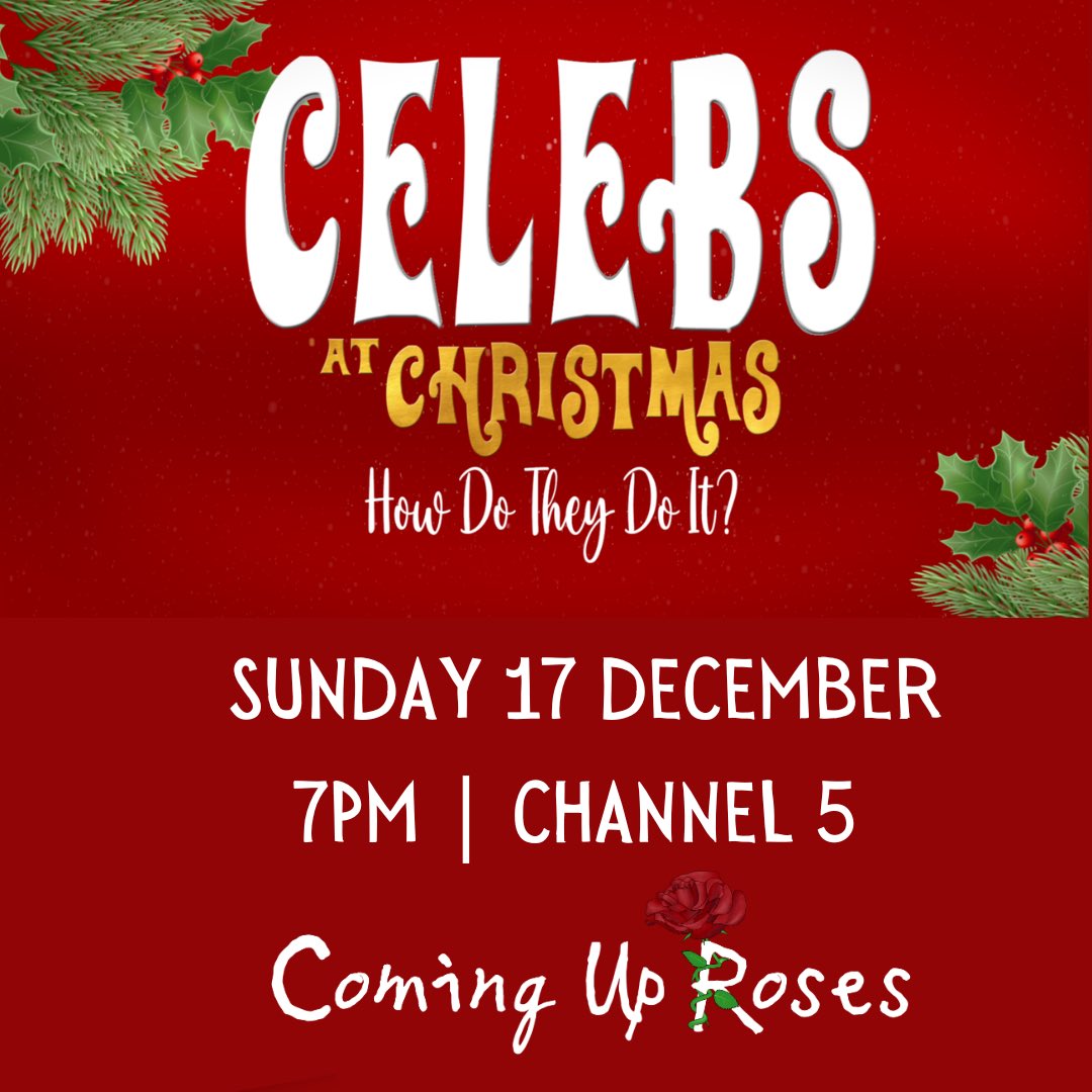 Hi everyone I will be on Channel 5 on Sunday evening at 7.00pm. Hope you enjoy the show. Wishing you all a very Merry Christmas 
Love Rustie x