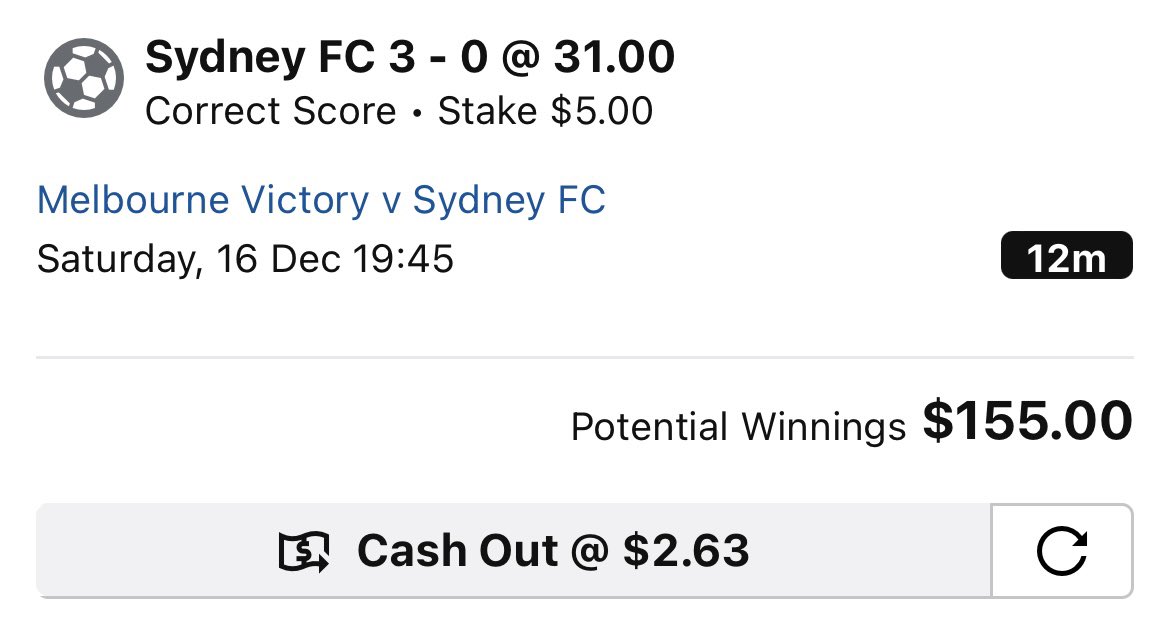 Got a good feeling about this game 🤞 #MVCvSYD