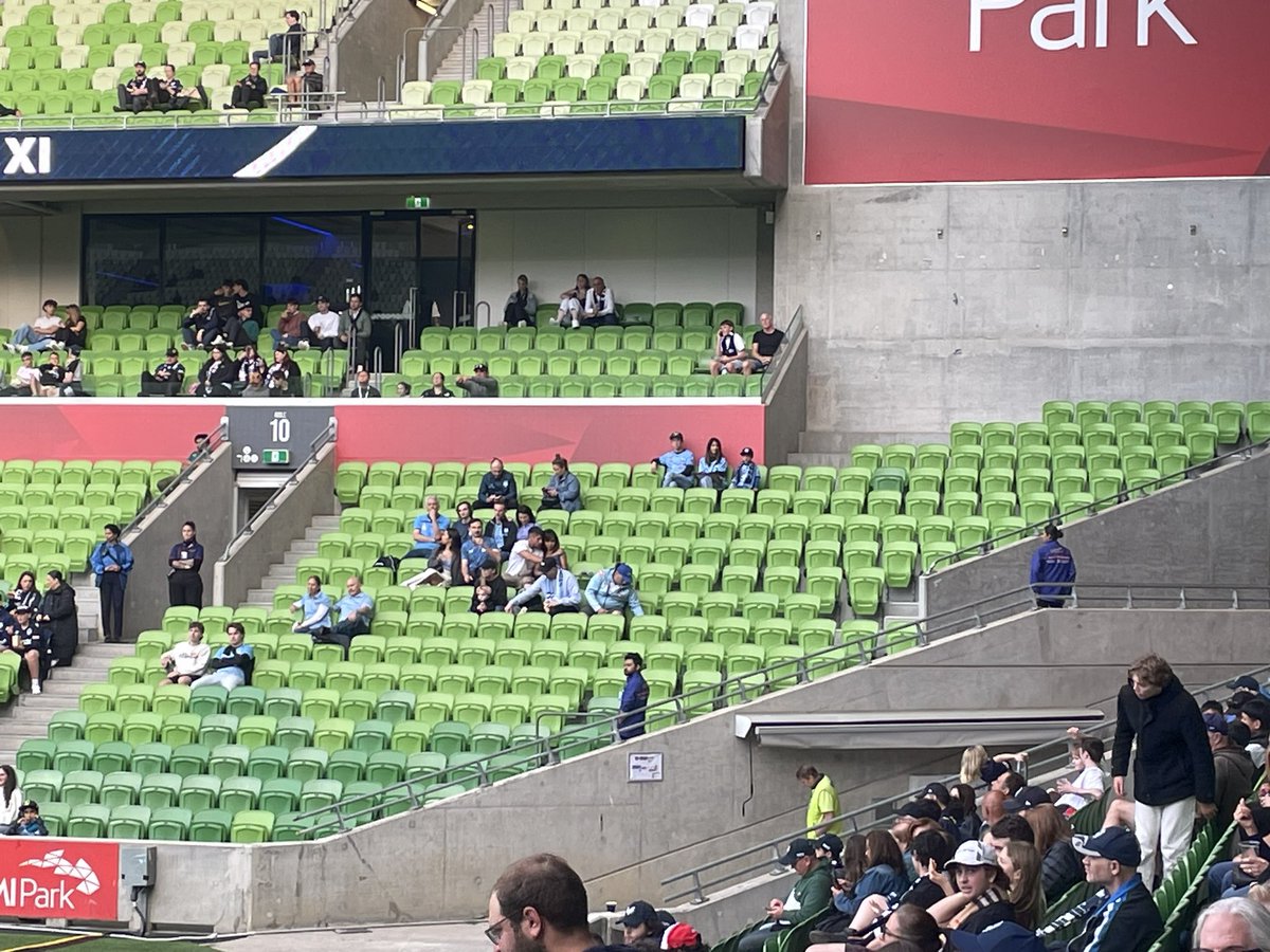 What is that turnout 😂  #MVCvSYD #BigBlue